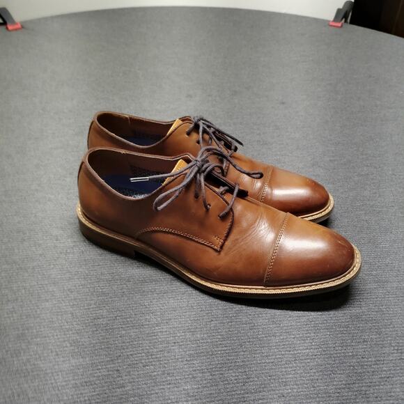 Vince Camuto Lamson Brown Leather Cap Toe Oxford Dress Shoes Size 8M main image 8